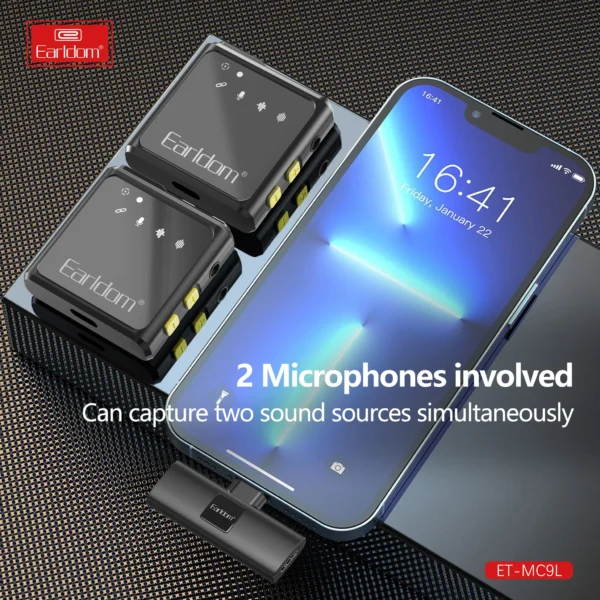 ⁦Earldom MC9L Wireless Microphone⁩ - الصورة ⁦4⁩