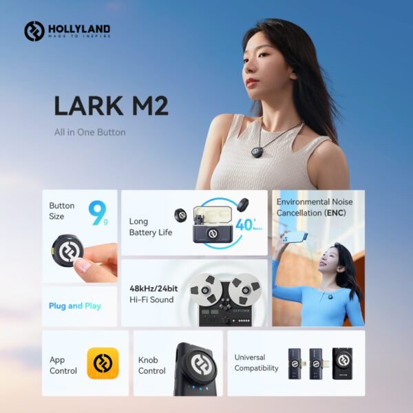⁦MIC HOLLYLAND LARK M2 COMBO⁩ - الصورة ⁦5⁩