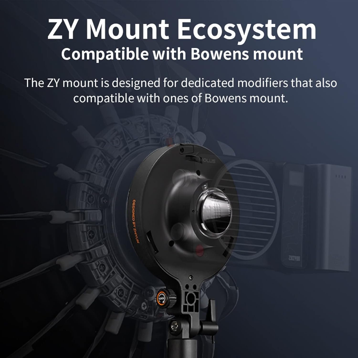 ZHIYUN MOLUS X100 BI-COLOR POCKET COB MONOLIGHT - الصورة 7