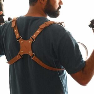 LEATHER CAMERA STRAP DOUBLE