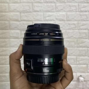 LENS CANON 100MM  USED