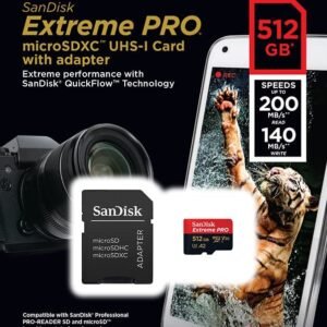 SANDISK EXTREME PRO 256GB 4K VIDEO 200MB/S MICRO