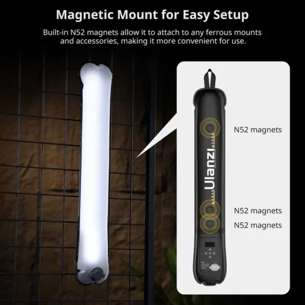 ⁦ULANZI UA12 12W PORTABLE AIR TUBE LIGHT⁩ - الصورة ⁦7⁩