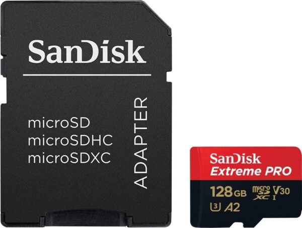 SANDISK EXTREME PRO128GB 4K VIDEO 200MB/S MICRO