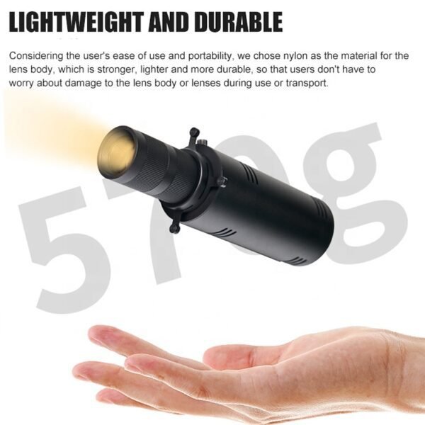 ⁦ZSYB Hot Product S20 Colorful Cover Spotlight Photographic Gobo Proiector Photo Studio Accessories Snoot Led Video Light⁩ - الصورة ⁦5⁩