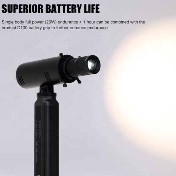 ⁦ZSYB Hot Product S20 Colorful Cover Spotlight Photographic Gobo Proiector Photo Studio Accessories Snoot Led Video Light⁩ - الصورة ⁦6⁩