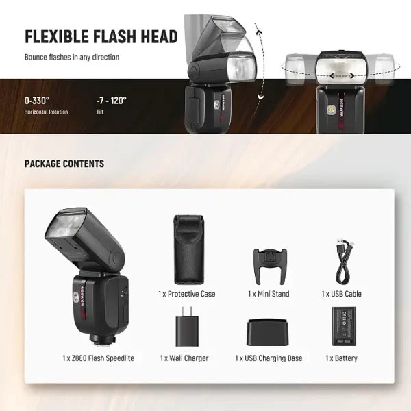NEEWER Z880 Speedlite Flash 2.4G TTL