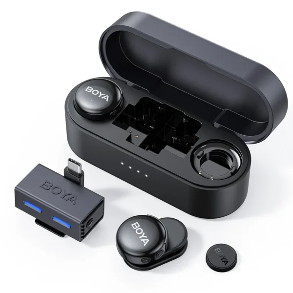 ⁦BOYALINK 3 | AI-Powered Button-Sized Wireless Microphone⁩ - الصورة ⁦2⁩
