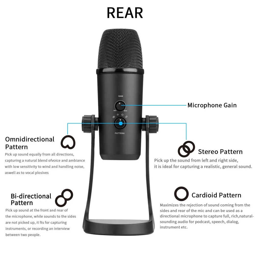 BY-PM700 | USB MICROPHONE - الصورة 2