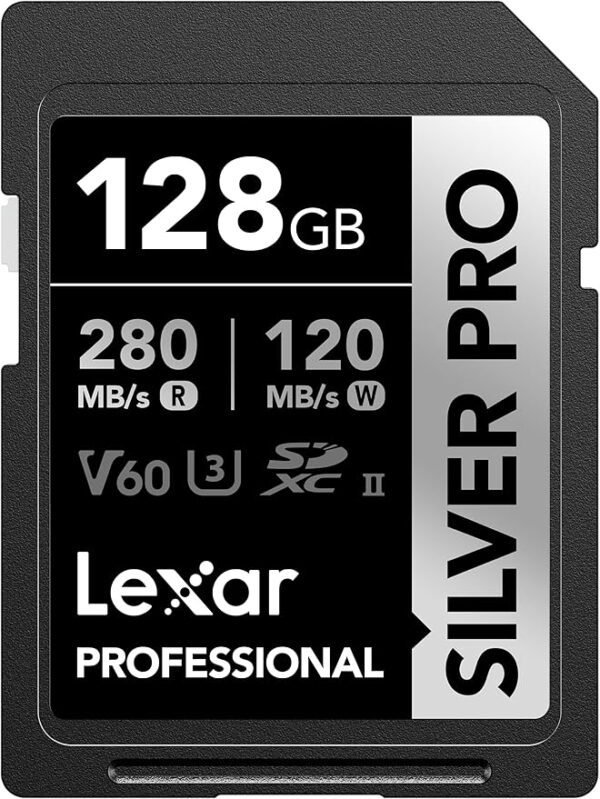Lexar 128 GB Professional SILVER PRO SDXC™ UHS-II Card