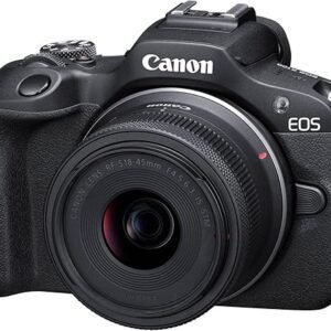Canon EOS R100 Mirrorless Camera with RF-S 18-45mm F4.5-6.3 IS STM Lens
