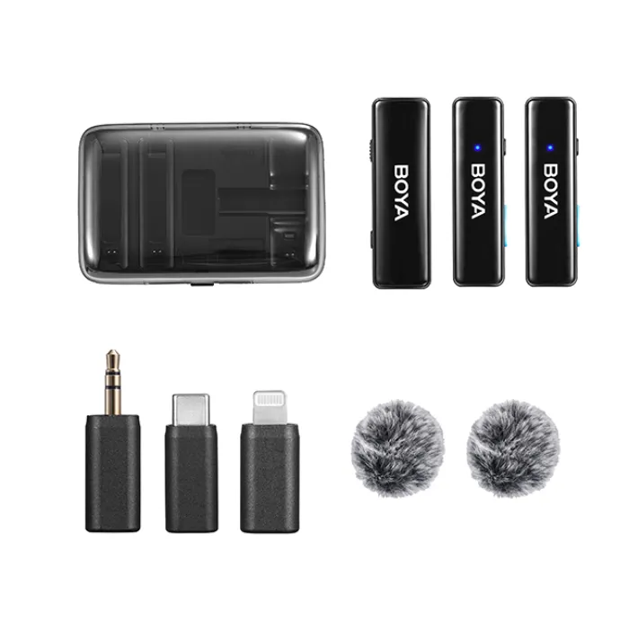 BOYALINK Wireless Microphone System All-in-one 2.4GHz - الصورة 2