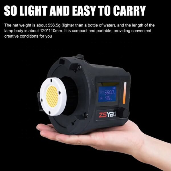 ⁦Zsyb CL-80Bi Professional Continuous Handheld Led Photography Light Video Lighting Equipment⁩ - الصورة ⁦5⁩