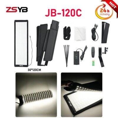 ZSYB JB‑200C | لوحة إضاءة LED مرنة بحجم 120×30 سم