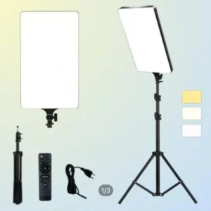 RL-19 LED Rectangular Light Panel - Adjustable Brightness & White Soft Light for Photography & Video
