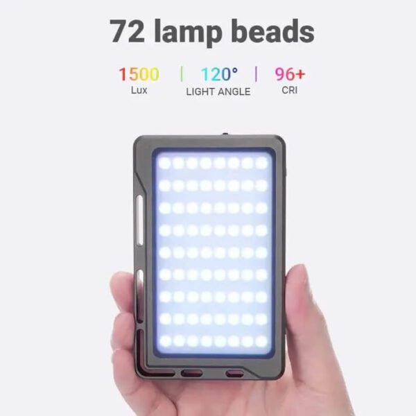 ⁦MAMEN 72R RGB Fill Light LED Display Screen Video Light⁩ - الصورة ⁦3⁩