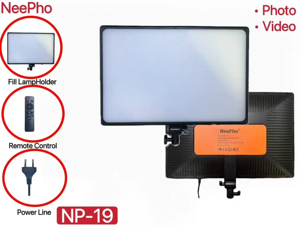 NeePho NP-19 Led Soft Ring Light With Stand - الصورة 3