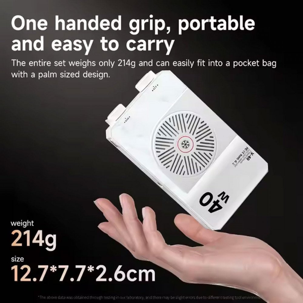 V40 Bi-Color 40W LED Fill Light Portable Adjustable Light - الصورة 4