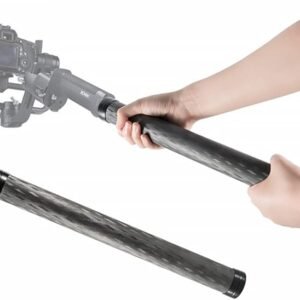 Bixin Carbon Fiber Tripod Extension Pole with 1/4" 3/8" Screw and 1/4" Thread for Mounting Tripod, DSLR Camera and More