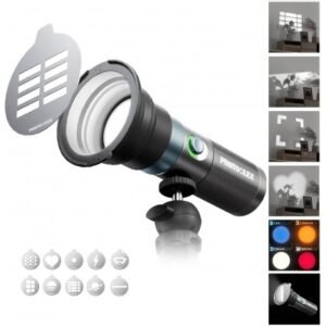 PHOTOOLEX Magnetic Gobos 4 Colors Photography Spotlight