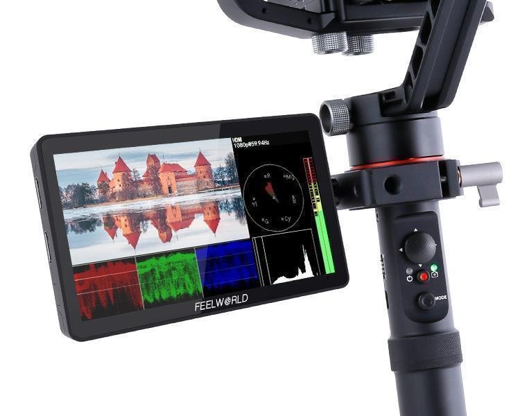 FEELWORLD F6 PLUS 6 inch small Touch Screen 3D LUT Camera DSLR Field Monitor 1920x1080 HD 4K HDMI 4.8 (267 reviews)