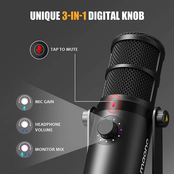 MAONO PD400X USB/XLR Dynamic Microphone - الصورة 2
