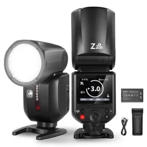 NEEWER Z2PRO TTL Round Head Flash Speedlite