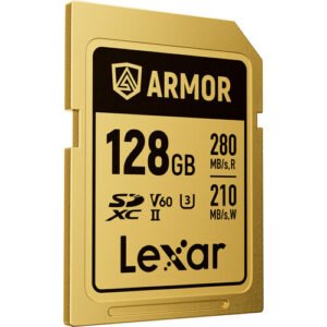 Lexar 128GB ARMOR GOLD UHS-II SDXC Memory Card