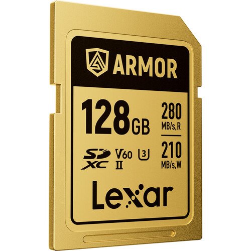 Lexar 128GB ARMOR GOLD UHS-II SDXC Memory Card