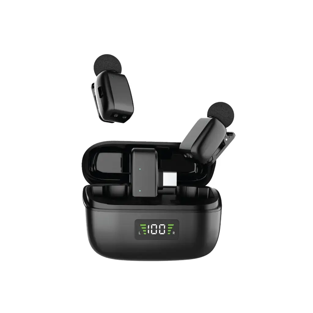 Green Lion Flex Duo Microphone - Black - الصورة 2