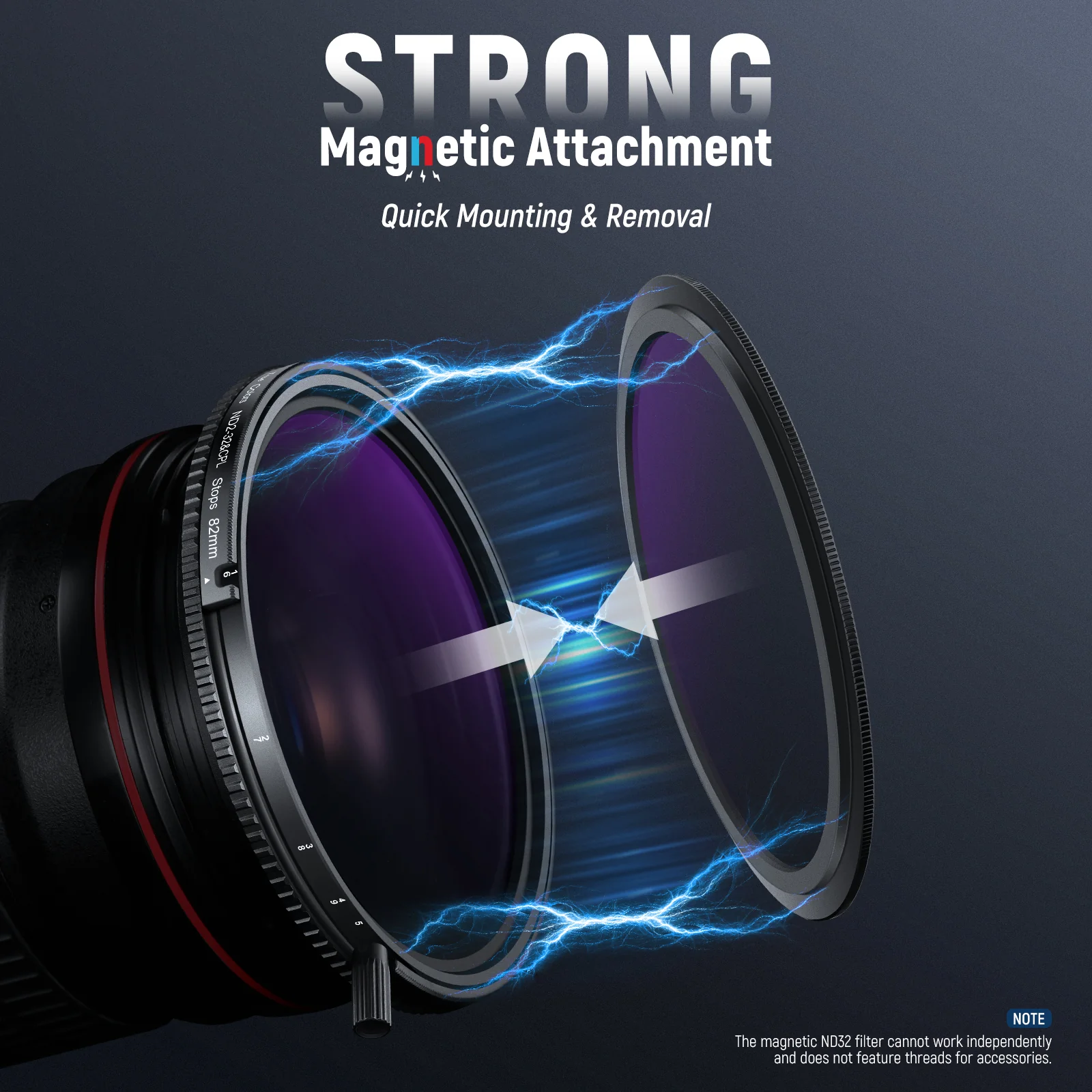 NEEWER True Colors Variable ND2-32 & CPL with Magnetic ND32 Filter Set - الصورة 2