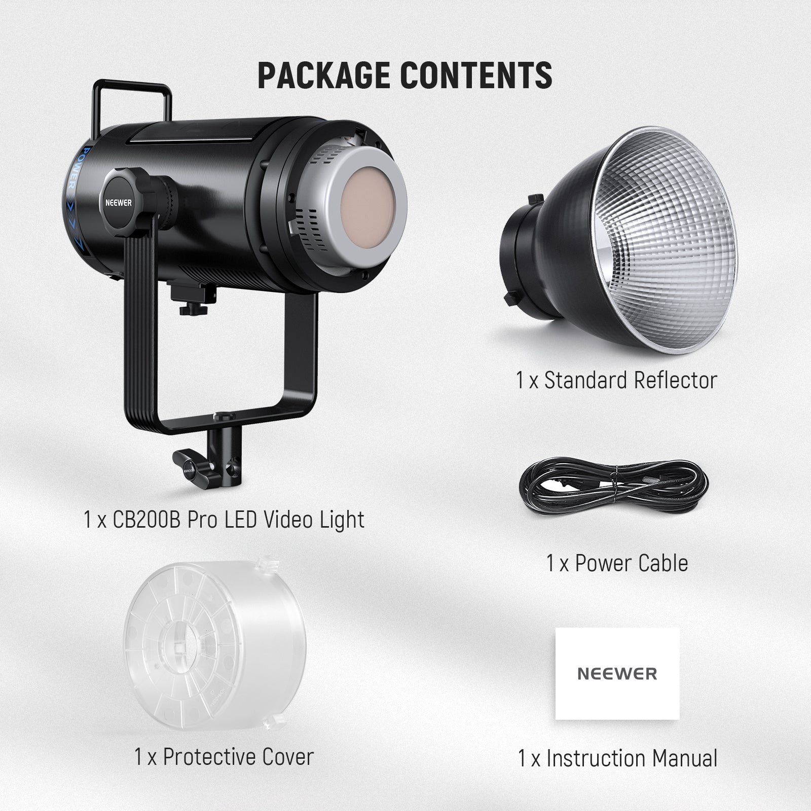 NEEWER CB200B PRO 210W Bi-Color LED Video Light - الصورة 5