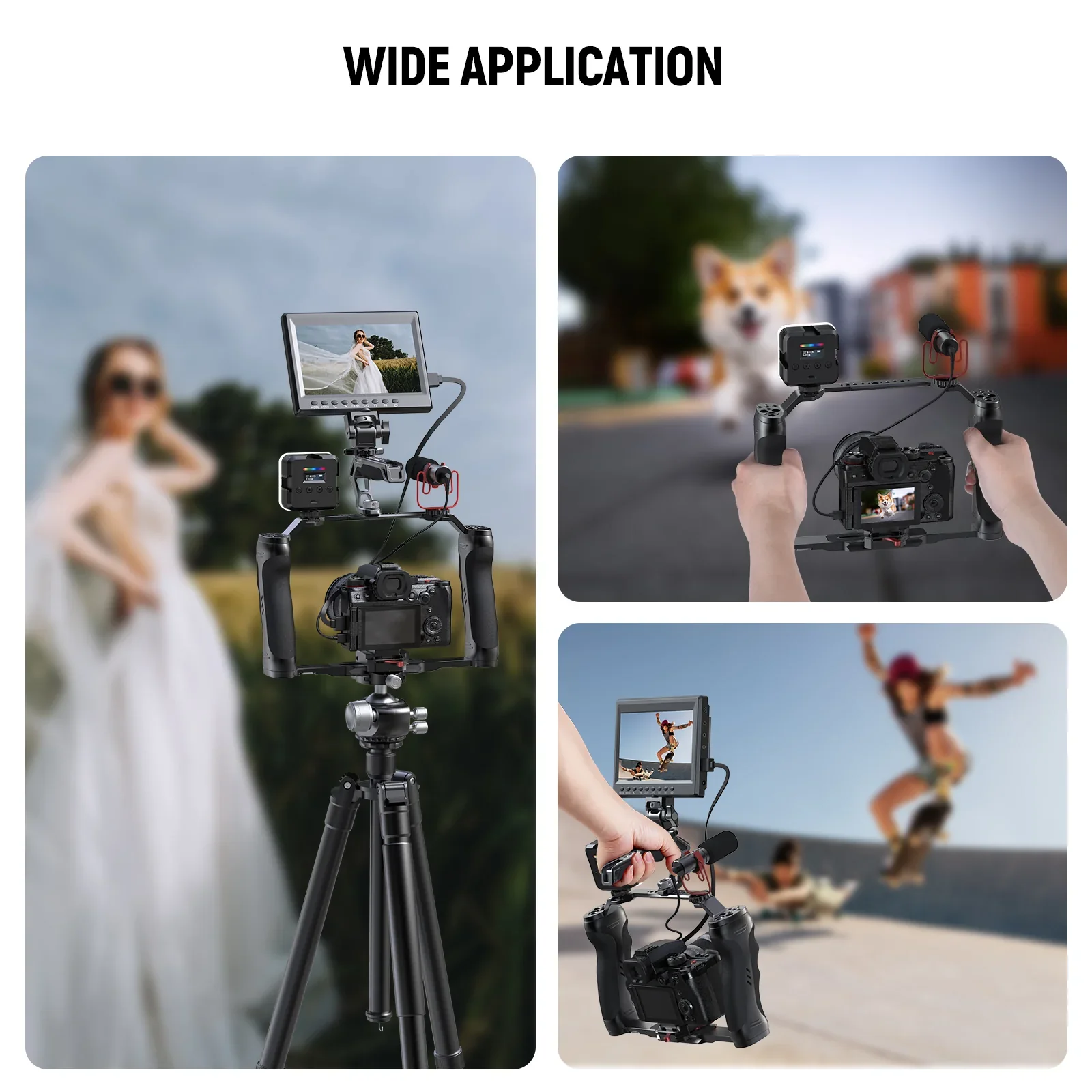 Neewer CA077 UNIVERSAL CAMERA CAGE WITH ARCA -SWISS QR SYSTEM - الصورة 7