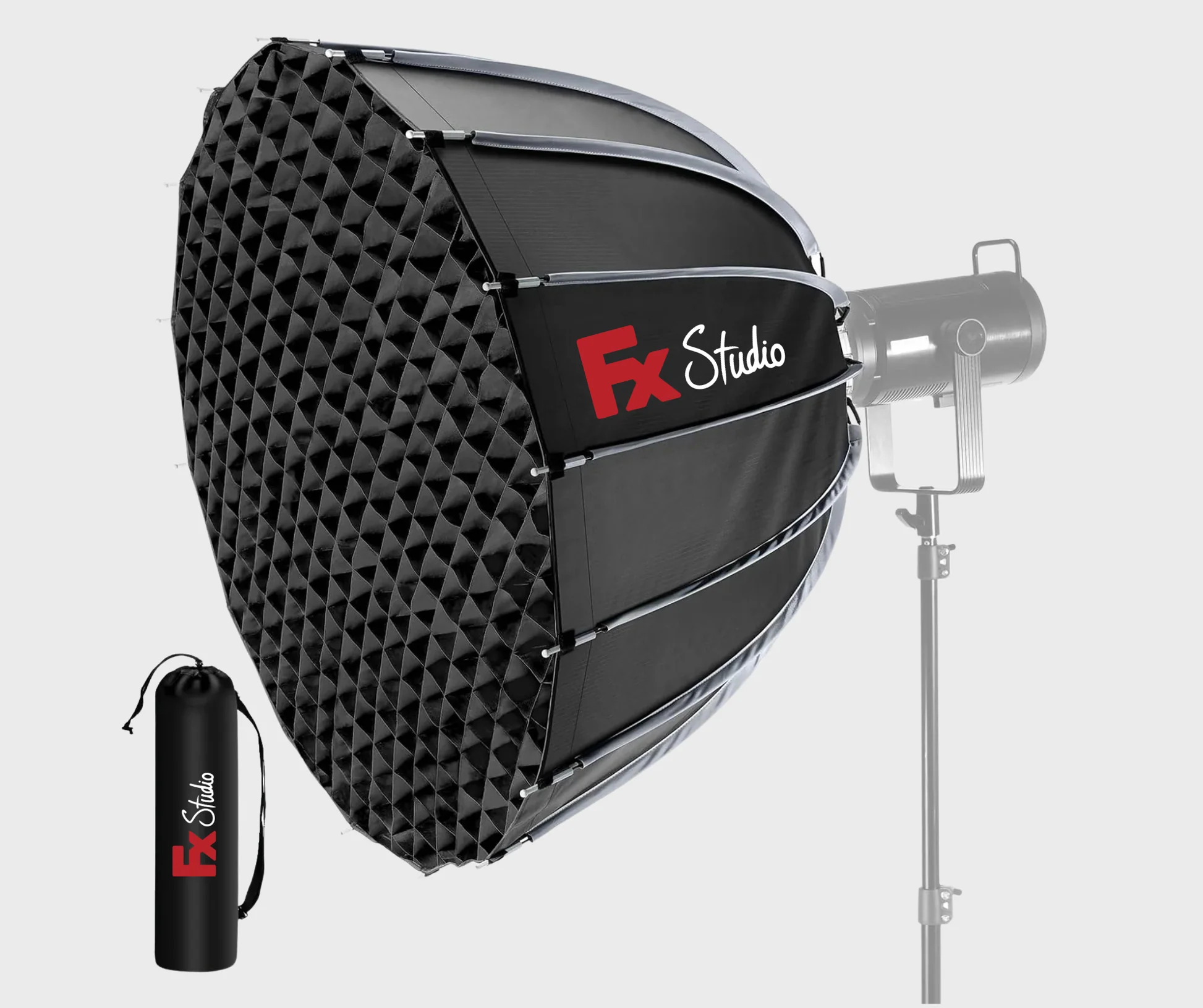 Fx Studio 90cm Deep Parabolic Softbox with Grid