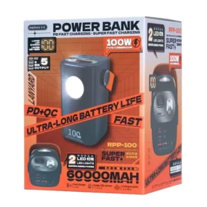 REMAX RPP-100 60000mAh 100W Fast Charging Power Bank